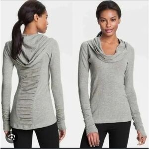 ZELLA pull over hoodie with head cover.  Size XS. Grey.